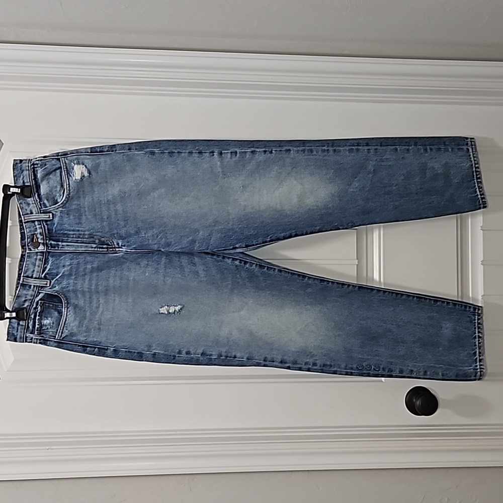 etica Finn Slim Straight Distressed Denim Jean